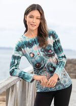 Shirt in batiklook MUNT-ROS&Eacute;