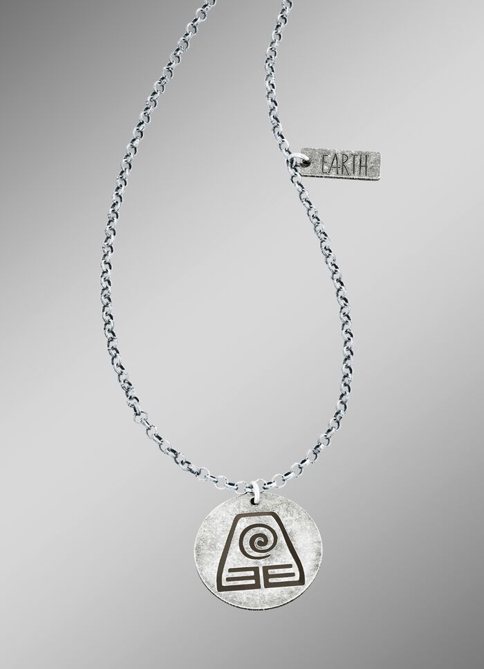 Aarde-element hanger met ketting 