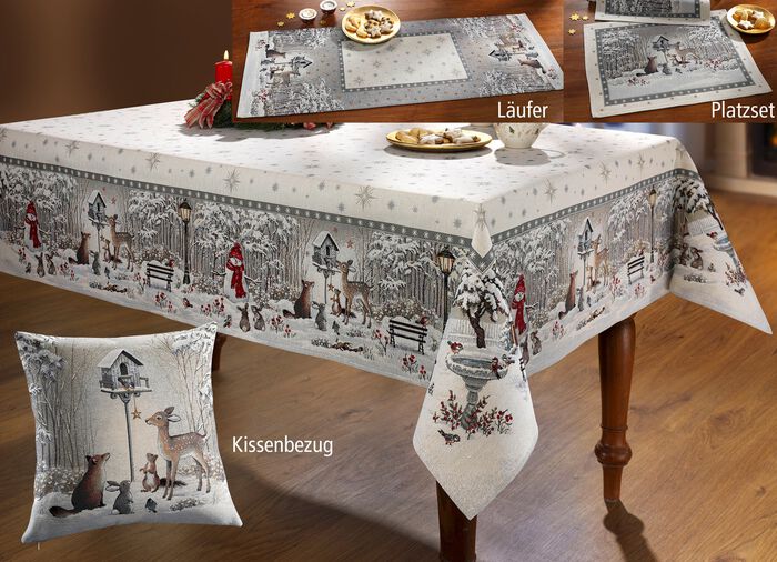 Tafel- en kamerdecoratie van gobelin 