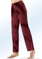 Broek met decoratieve band geborduurd met glanzend draad BORDEAUX