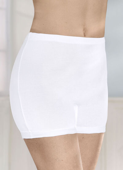 Vierpack slips met elastische tailleband 