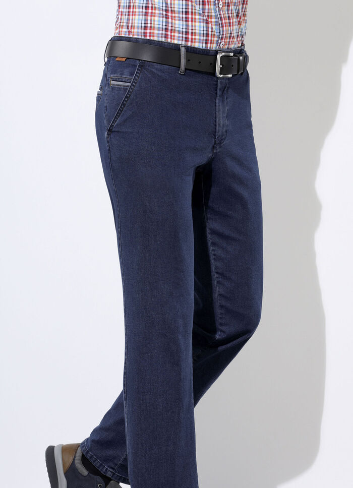 Jeans "Francesco Botti" in 3 kleuren DONKERBLAUW