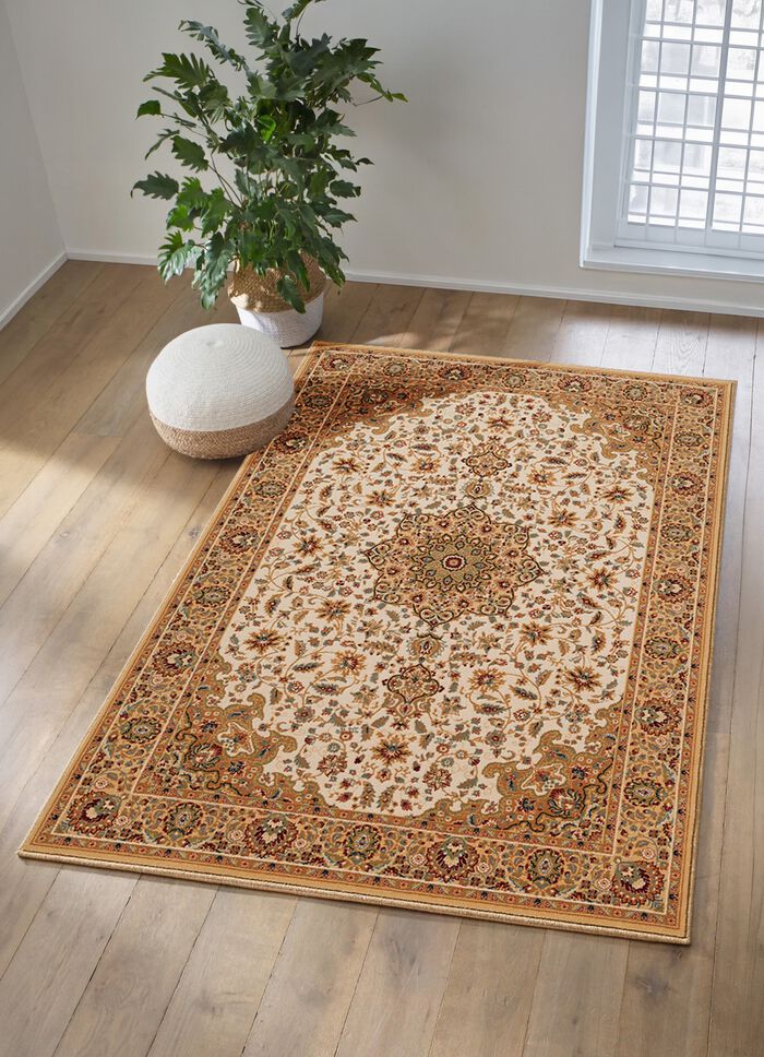 Klassiek gedessineerde, geweven bruggen en tapijten 