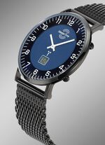 Master Time radiogestuurd herenhorloge met roestvrijstalen band 