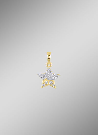 Sterhanger met 20 diamanten 