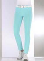 Broek in een comfortabel pull-on-model TURQUOISE