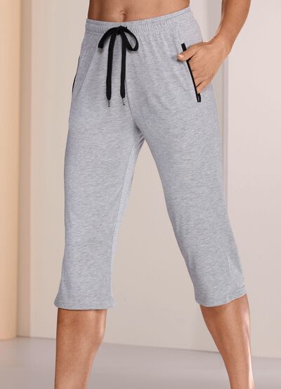 Set van twee slaap- en vrijetijdsbroeken met trekkoorden en zakken 