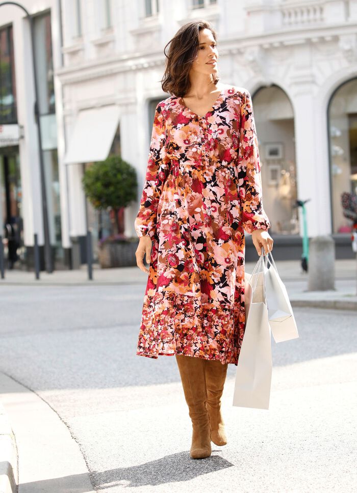 Jurk met mooie bloemenprint 