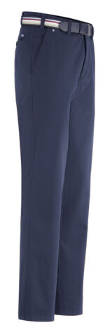 Broek "Brühl" met riem in 3 kleuren MARINE