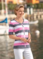 Trui met streepjesmotief 