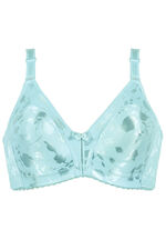 Naturana minimizer-bh met subtiel glanzende bloemenprint AQUA
