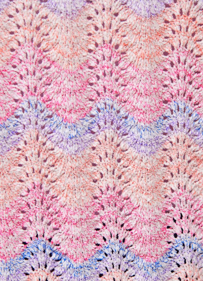 Trui met kleurverloop en glittereffecten 