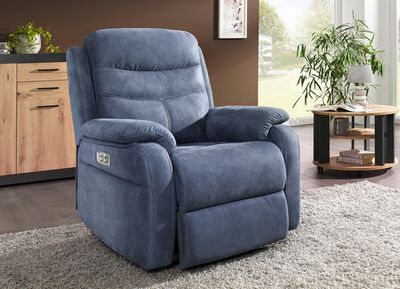 Elektrisch verstelbare tv-fauteuil met motor en opstahulp 