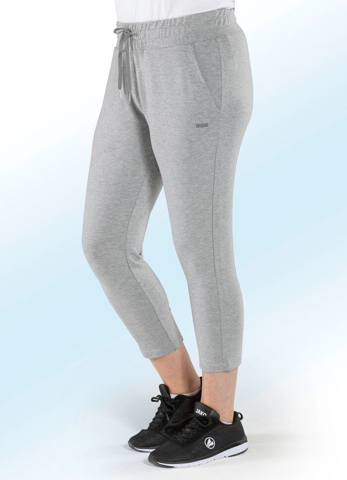 Capribroek van &ldquo;LPO&rdquo; in 3 kleuren LICHTGRIJS GEM&Ecirc;LEERD