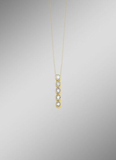 Edele hanger met diamanten 