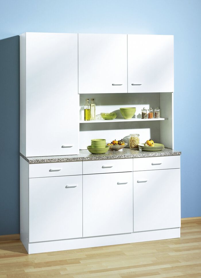 Buffetkast met melaminehars gecoat oppervlak WIT