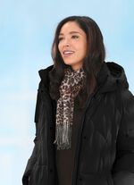 Sjaal met roofdierdessin 