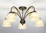 Plafondlamp met ijzeren frame 