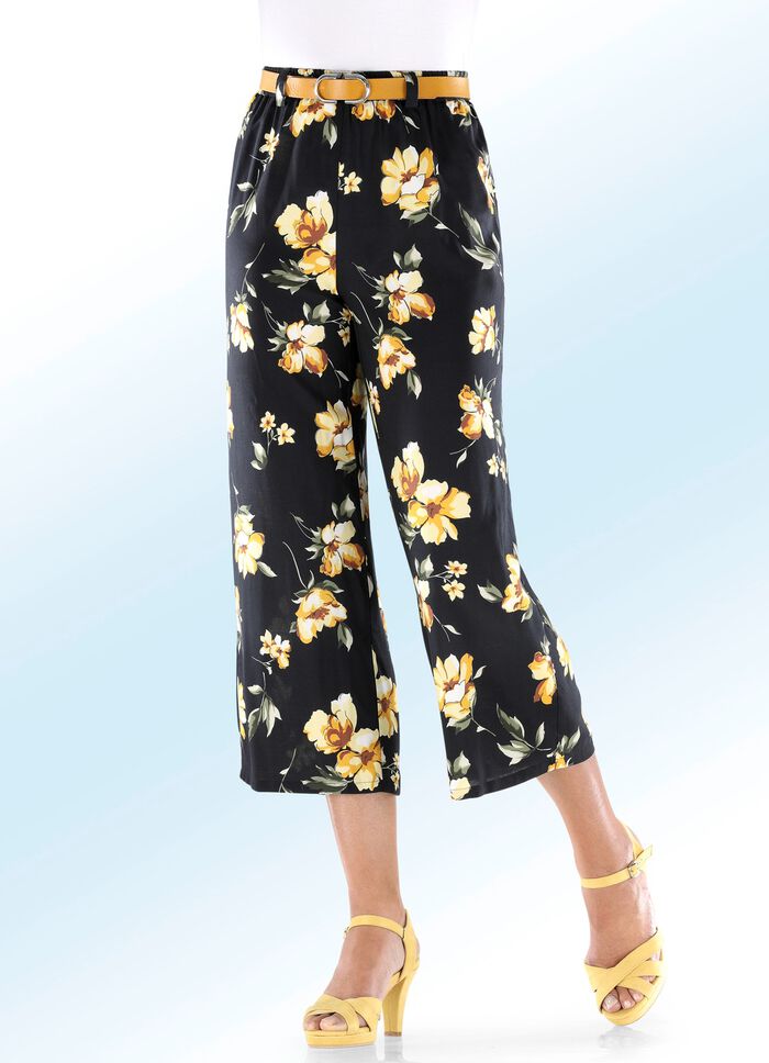 Culottes met een prachtig bloemdessin 