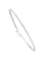 Hoogwaardige witgouden armband met diamanten 