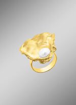 Damesring met zoetwaterparel 