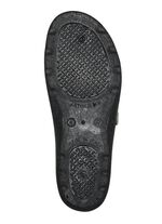 Tweepack klassieke damesmuiltjes, breedte H, met klittenbandsluiting 1x WIT, 1x ZWART