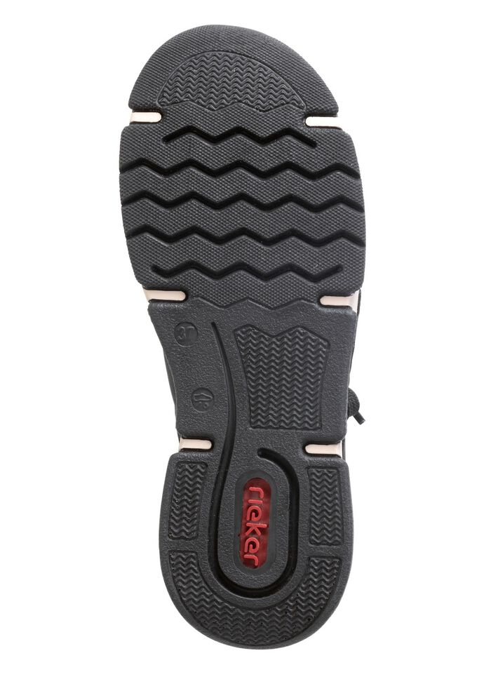 Rieker sneakers gemaakt van gearceerd synthetisch en textiel 