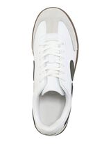 Sneakers gemaakt van synthetisch en su&egrave;de WIT-ZWART