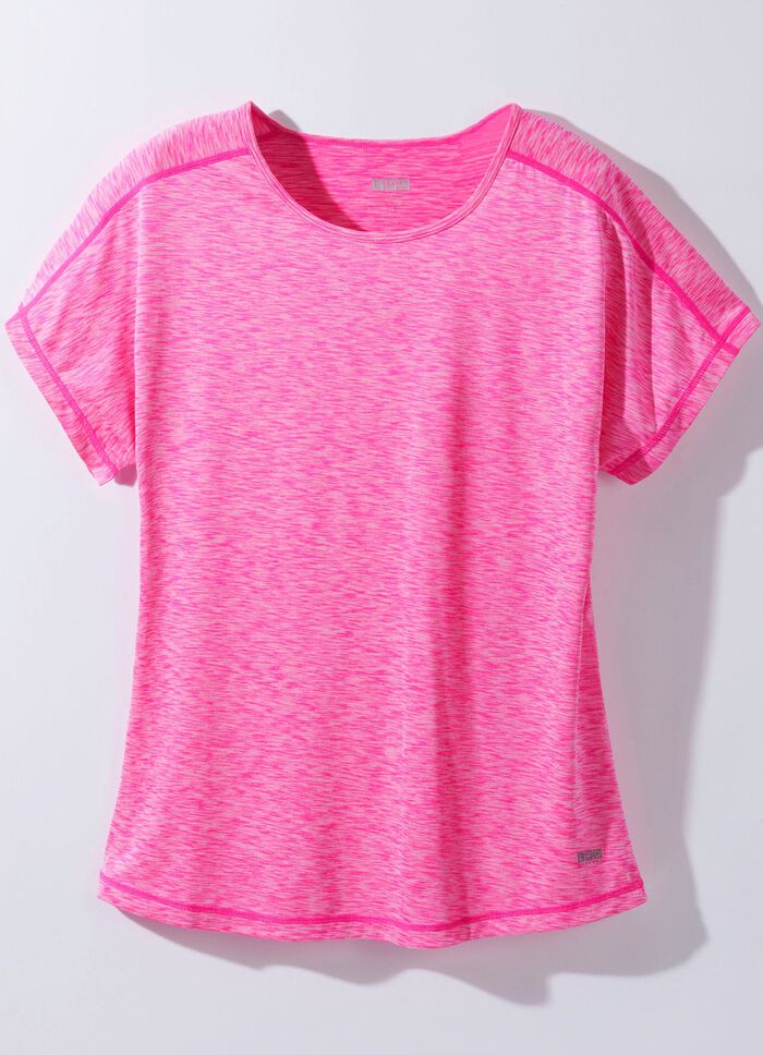 Functioneel shirt van &ldquo;LPO&rdquo; in 3 kleuren ROZE GEM&Ecirc;LEERD