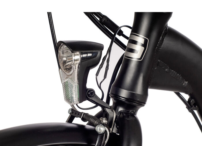 E-vouwfiets Foldi Plus ZWART