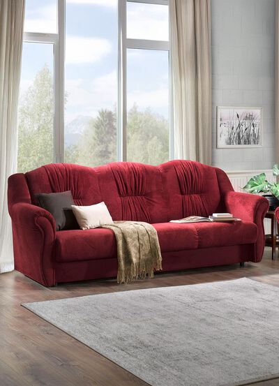 Gestoffeerd meubel met een veerkern die overal in de kamer geplaatst kan worden 