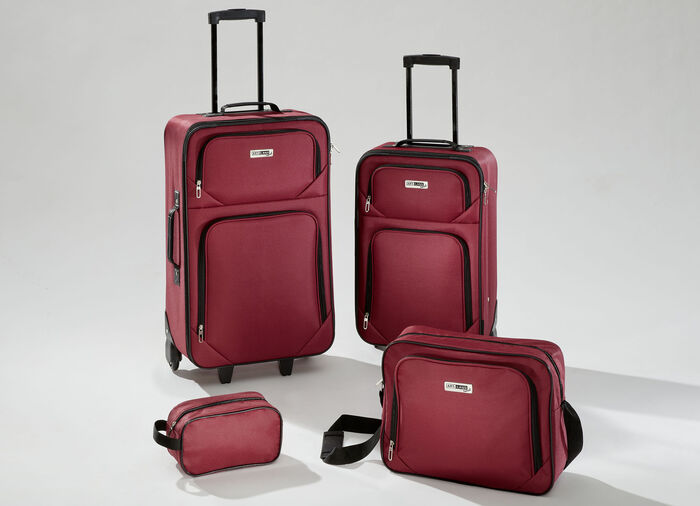 Kofferset, 4-delig ROOD