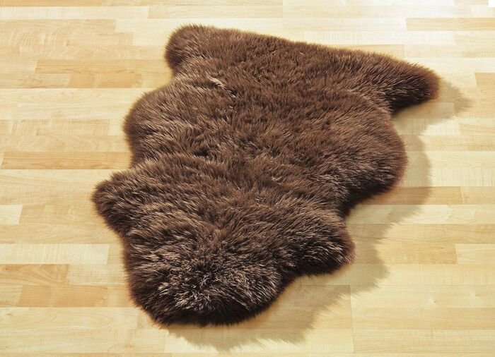 Vloerkleed gemaakt van echt Merino lamsleer 