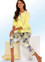 Pyjama met knoopsluiting en print 