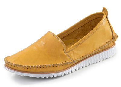 Andrea Conti, klassieke damespantoffels, breedte G, met uitneembaar voetbed 