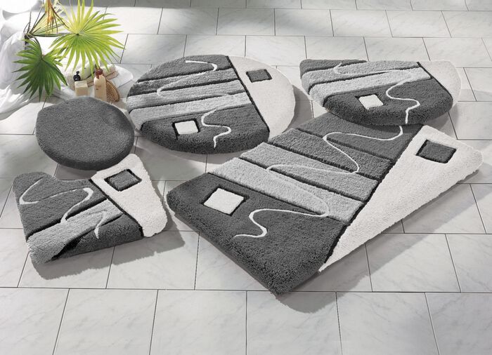 Barrevoetszachte badkamersuite in harmonieuze kleuren GRIJS-WIT