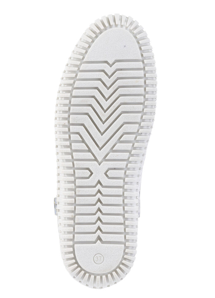 ELENA EDEN sneakers met decoratieve perforatie IJSGRIJS-KLEURRIJK