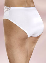 Laurina set van vier slips met elastische kant 