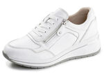 ELENA EDEN, comfortabele damessneakers, breedte H, met uitneembaar voetbed WIT
