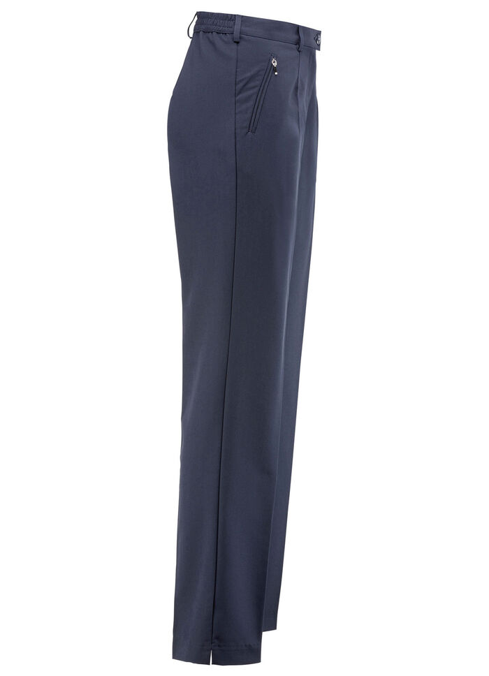 Broek met ritsen op de zijzakken MARINE