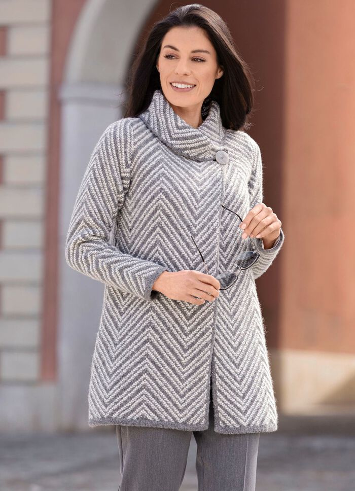 Cardigan met uitgebreide details 