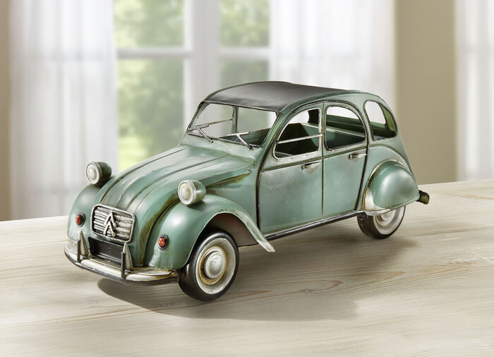 Verzamelmodel Citroen 2CV van plaatstaal 