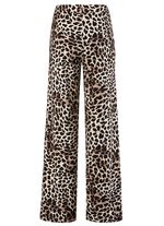Broek in trendy luipaardprint 
