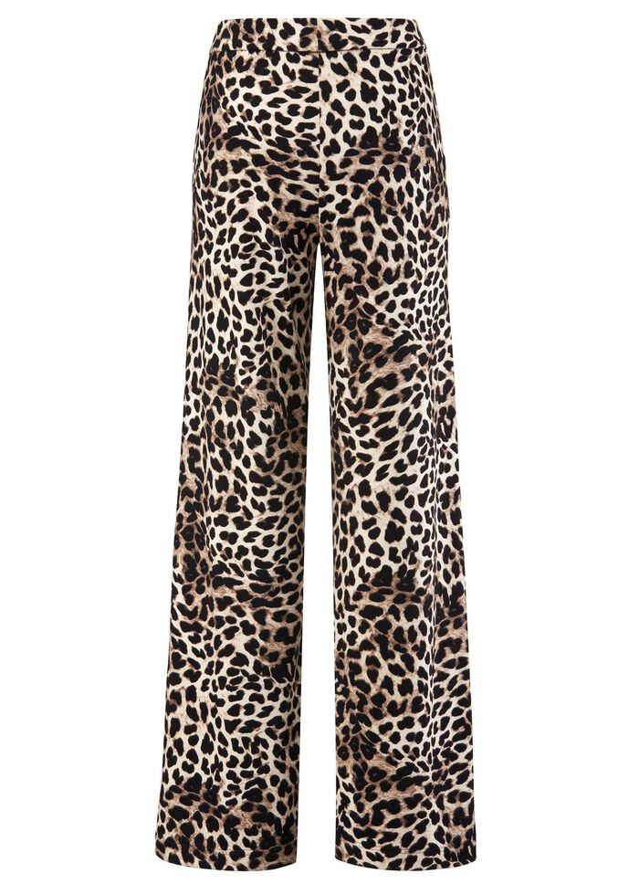 Broek in trendy luipaardprint 