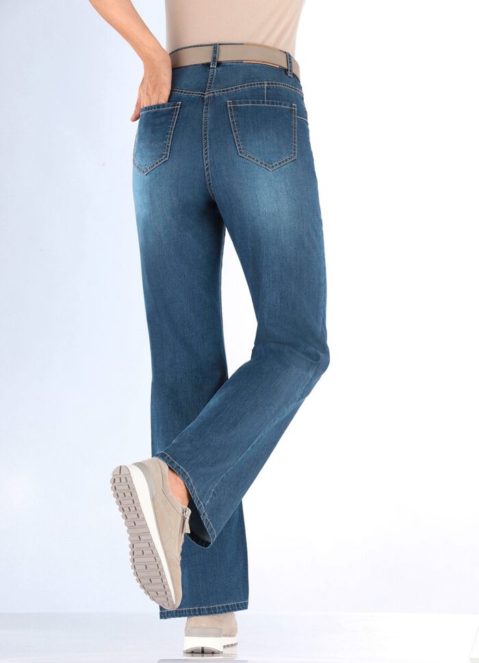 Modieuze jeans in 5-pocketmodel 