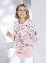 Sweatvest met ankermotieven ROSÉBLAUW