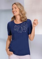 Shirt met strassversiering 