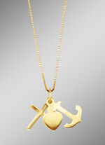 Kettinghanger 'Geloof, liefde en hoop', met Venetiaanse ketting 