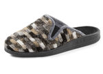 Slippers gemaakt van textielmateriaal met een patroon GRIJS-MULTICOLOR
