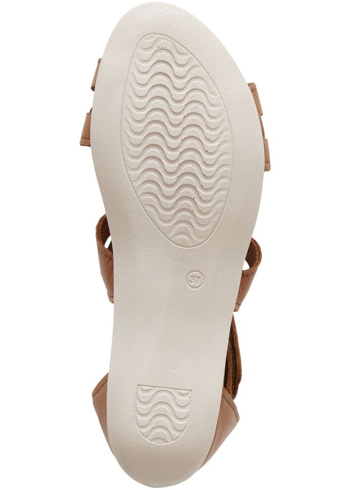 Andrea Conti, modieuze damessandalen, gemaakt van leer 